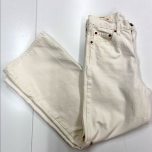 Levi’s Ribcage Wide Leg off white